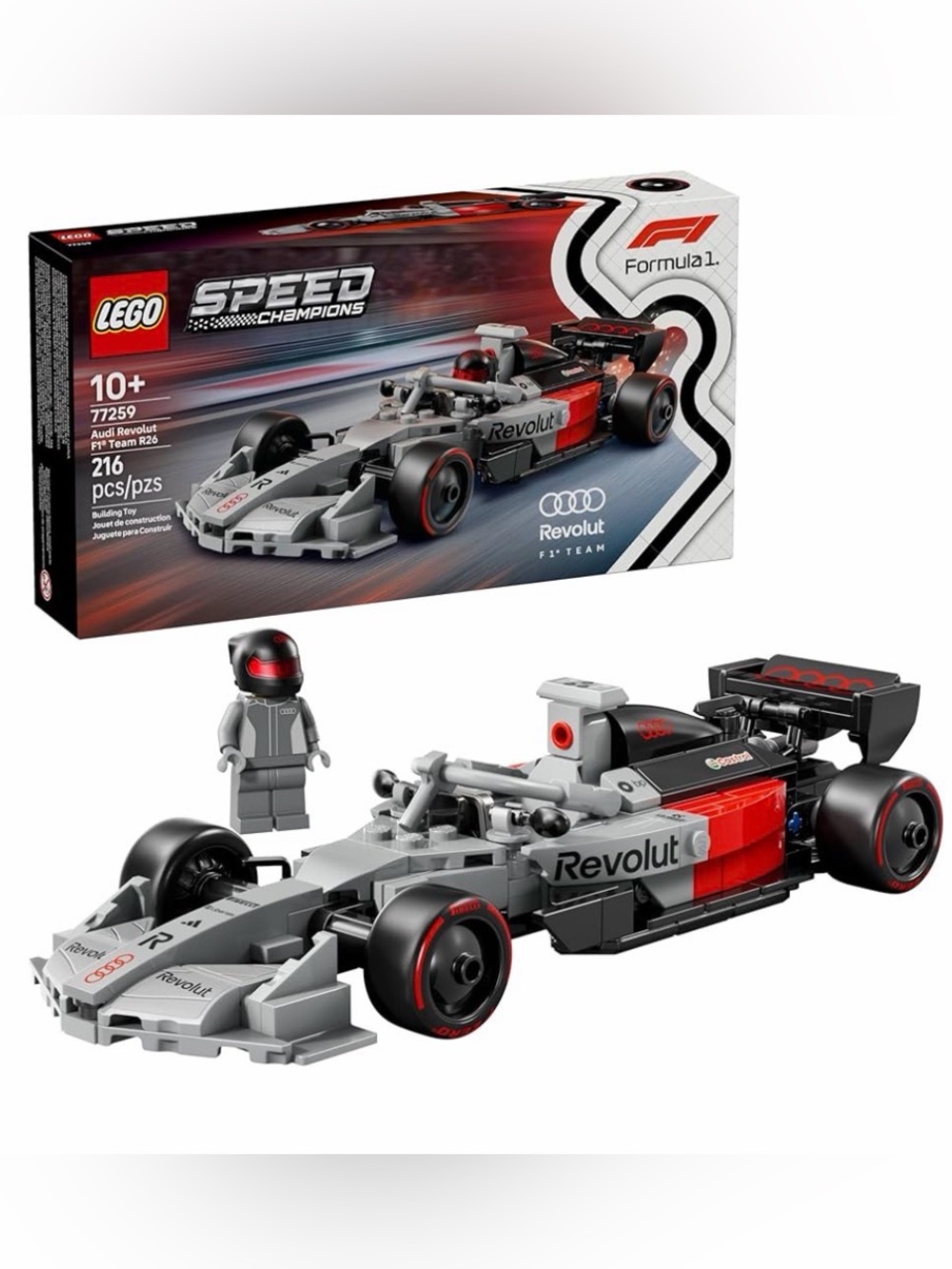 LEGO Speed Champions Audi Revolut F1 Team R26 Race Car 77259 NEW!!